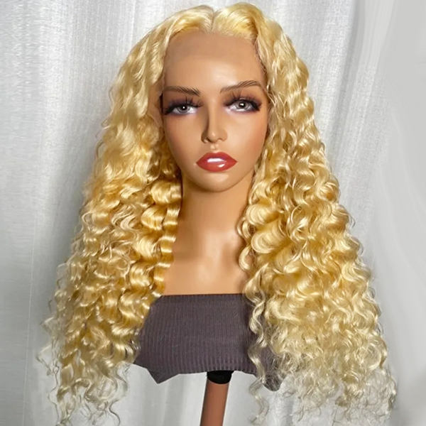 613 Blond Human Hair Wigs